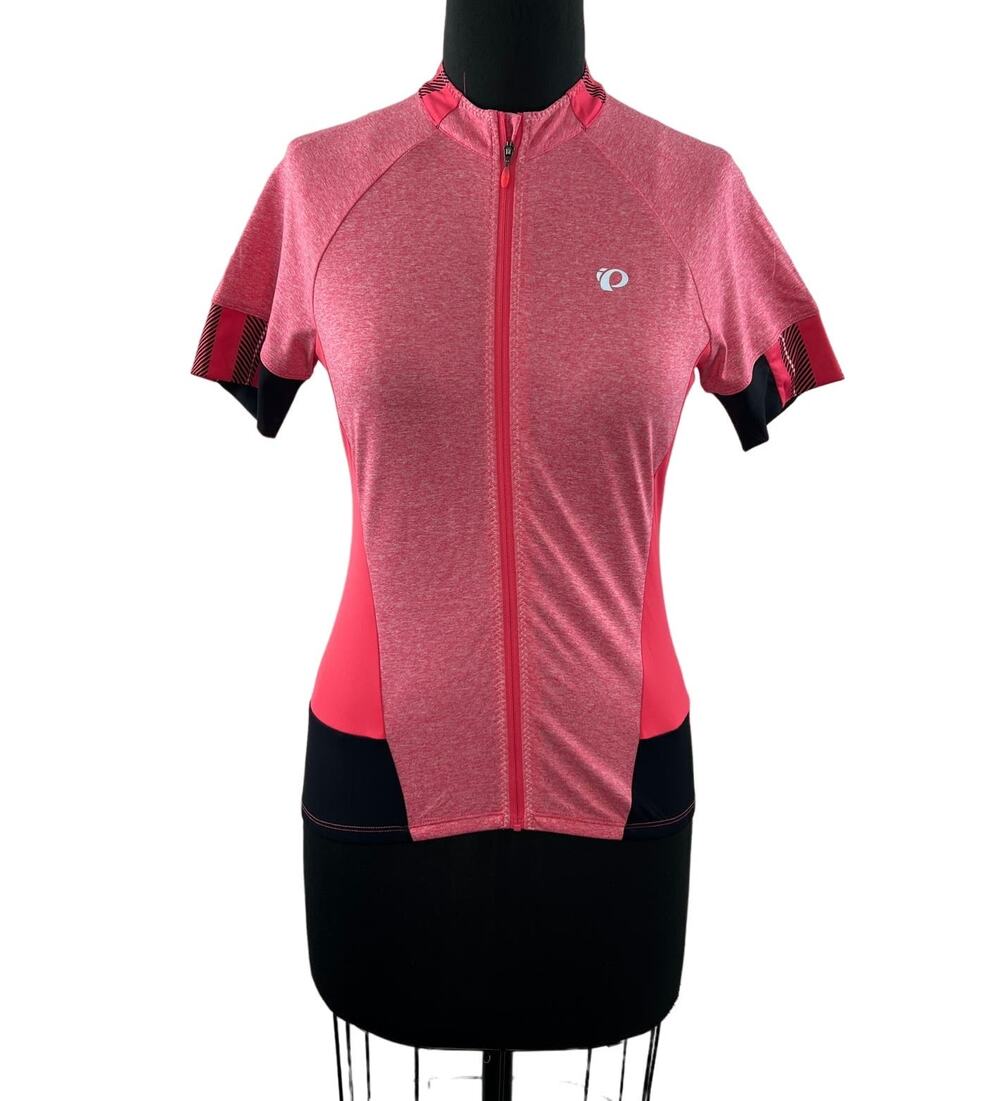 Pearl Izumi Select Escape Heather Pink Ride Cycling Jersey Full Zip Size Small S